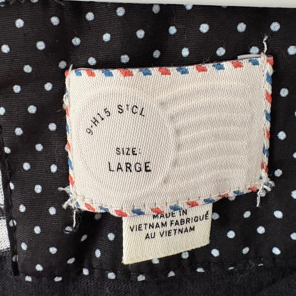 9-H15 Stcl | Anthropology | long sleeve striped tee | size large - Picture 2 of 2